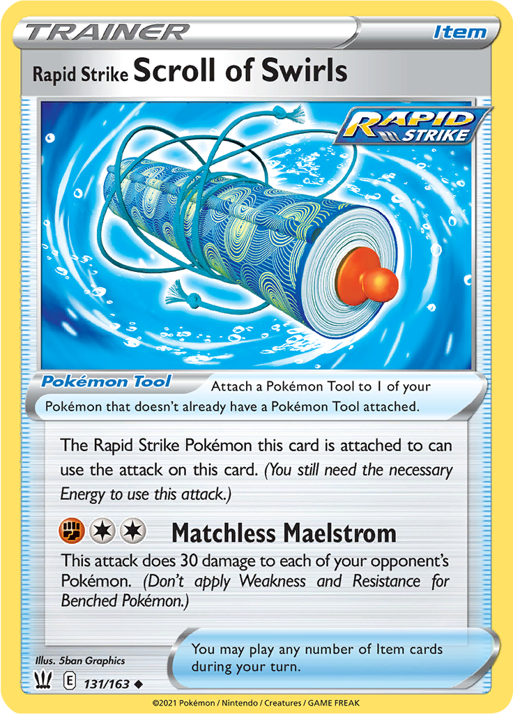 Rapid Strike Scroll of Swirls (Reverse Holo)