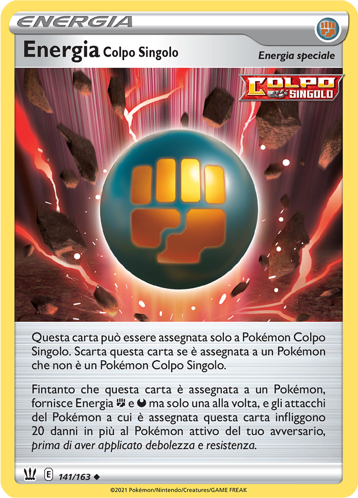 Energia Colpo Singolo (Reverse Holo)