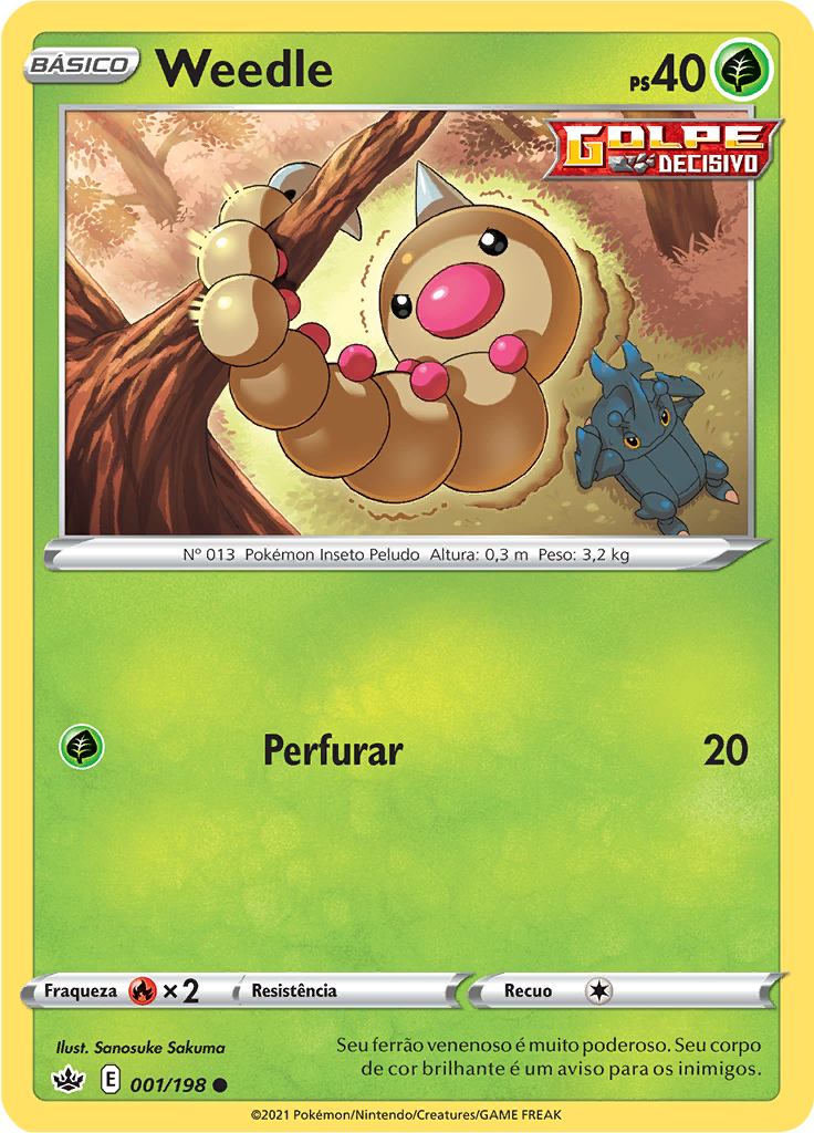 Weedle (Reverse Holo)