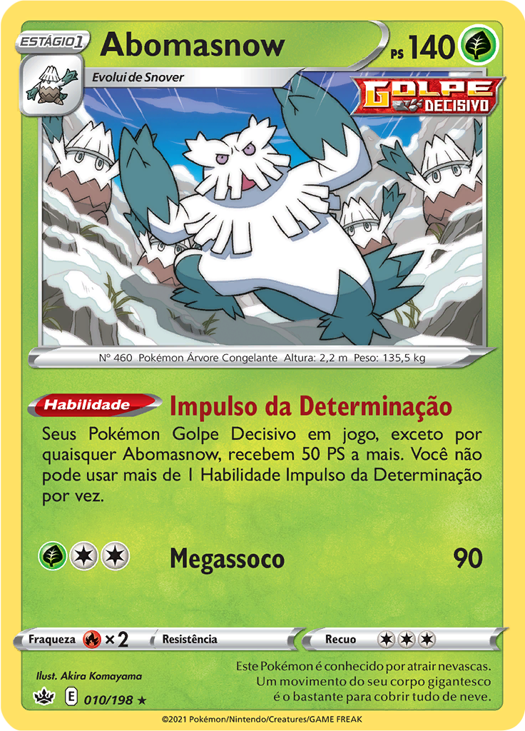 Abomasnow (Reverse Holo)