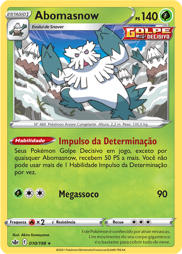 Abomasnow (Reverse Holo)