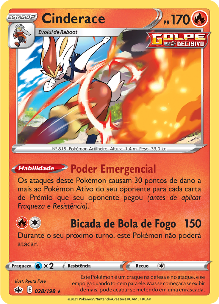 Cinderace (Reverse Holo)