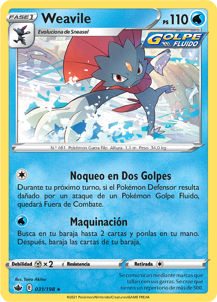 Weavile (Reverse Holo)