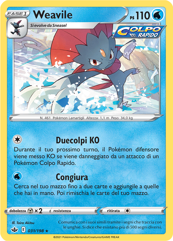 Weavile (Reverse Holo)