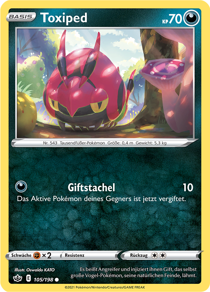 Toxiped (Reverse Holo)