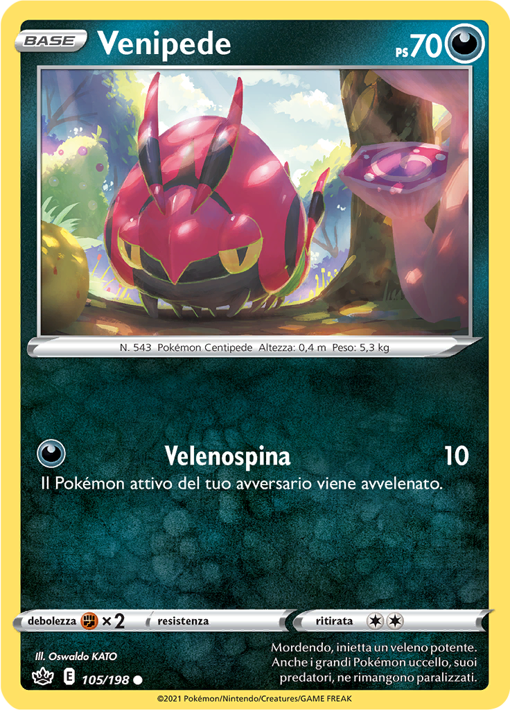 Venipede (Reverse Holo)