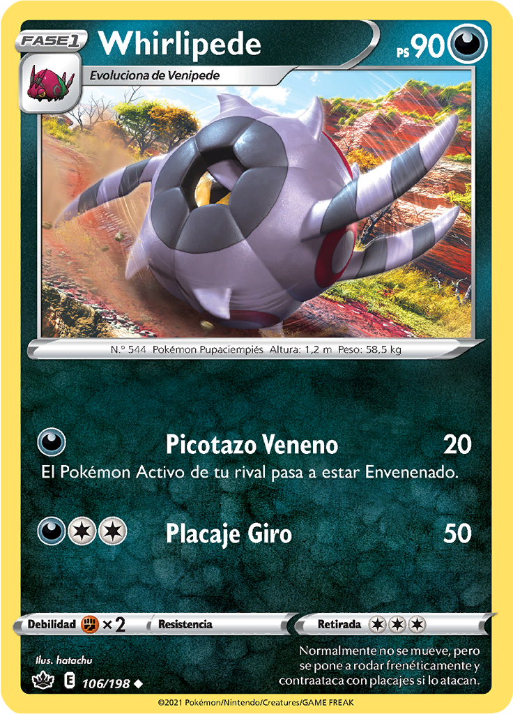 Whirlipede (Reverse Holo)