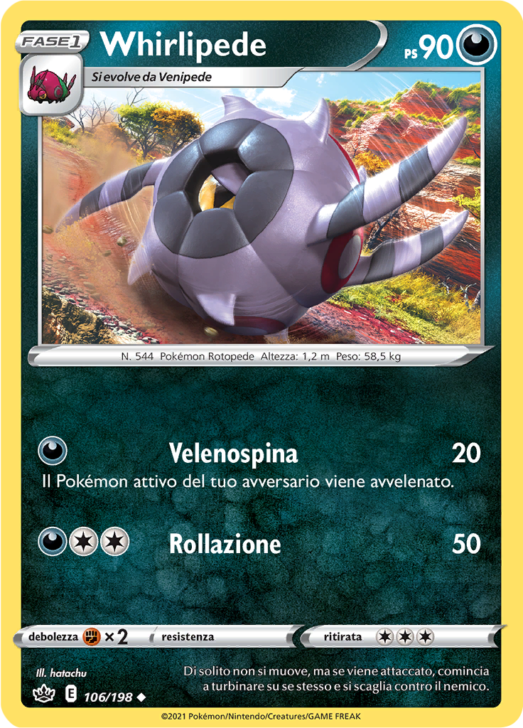 Whirlipede (Reverse Holo)