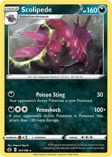 Scolipede (Reverse Holo)