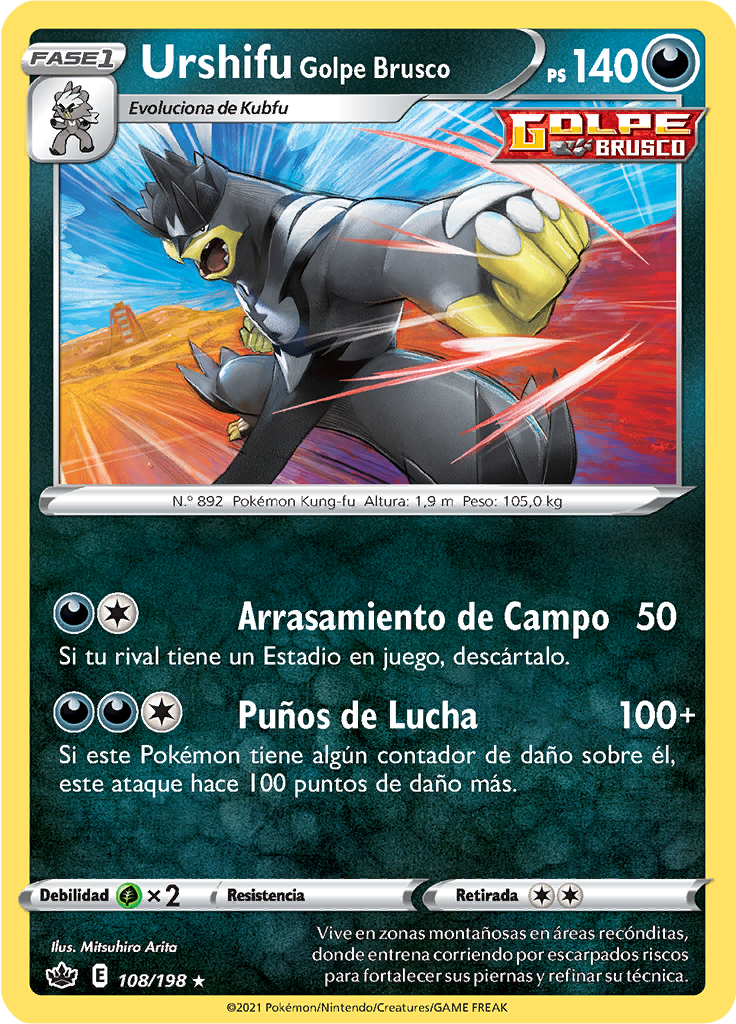 Urshifu Golpe Brusco (Reverse Holo)