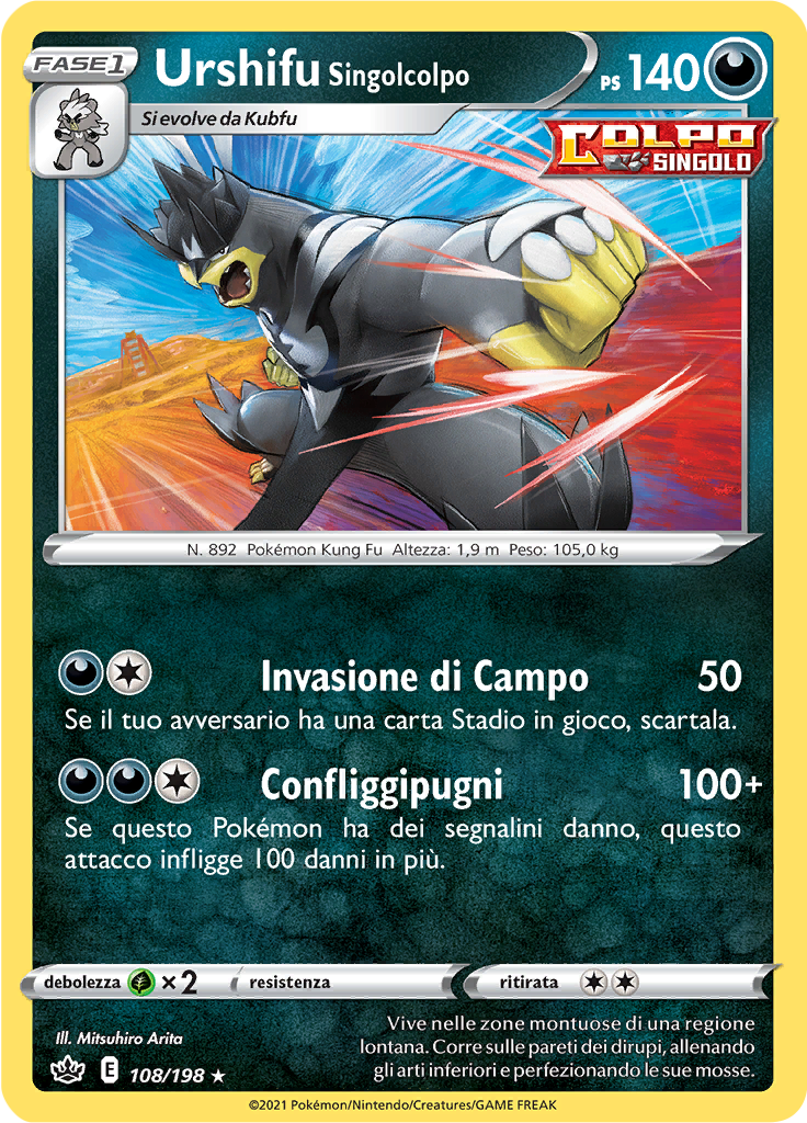 Urshifu Singolcolpo (Reverse Holo)