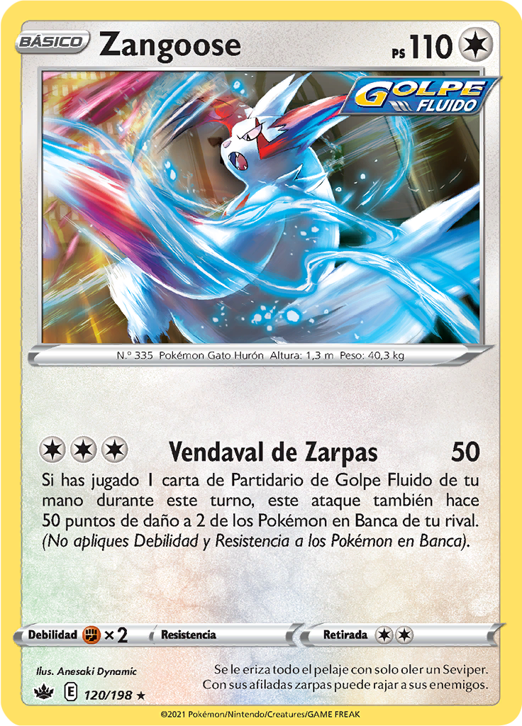 Zangoose (Reverse Holo)