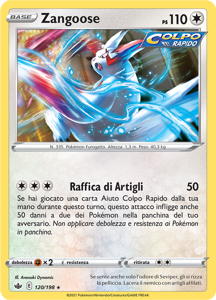 Zangoose (Reverse Holo)