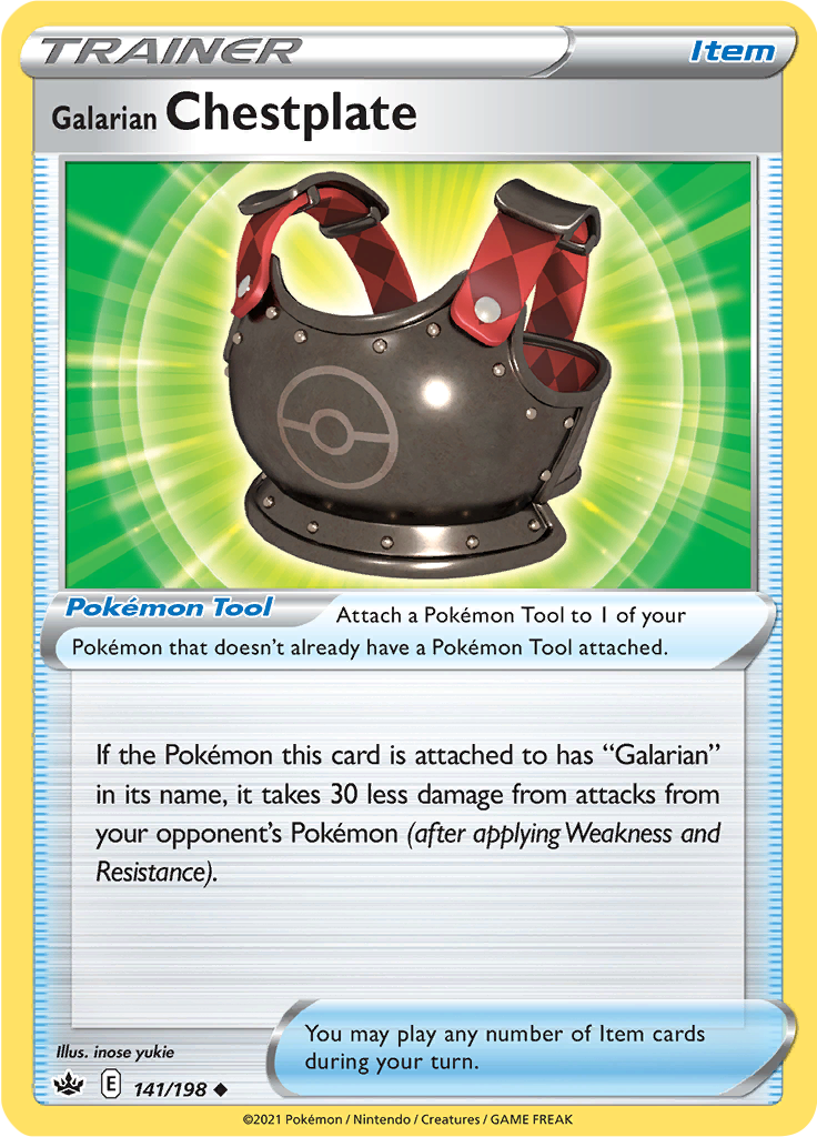 Galarian Chestplate (Reverse Holo)