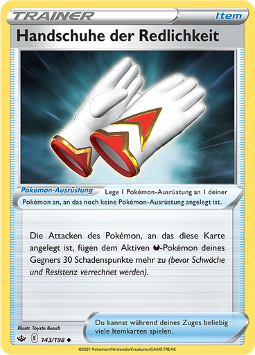 Handschuhe der Redlichkeit