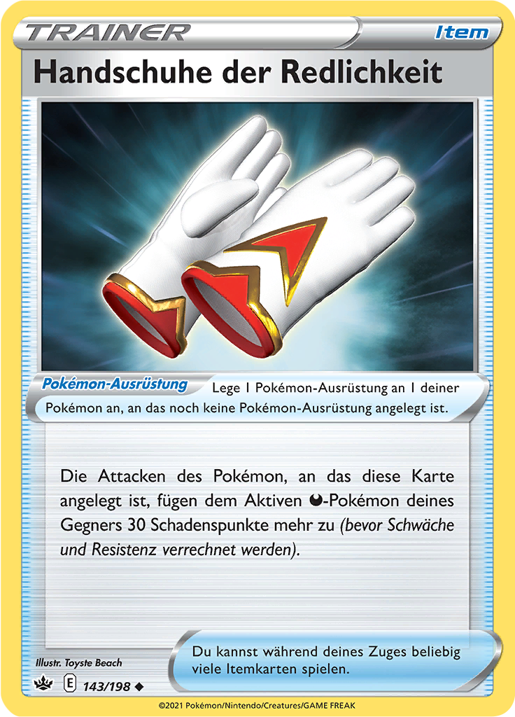 Handschuhe der Redlichkeit (Reverse Holo)
