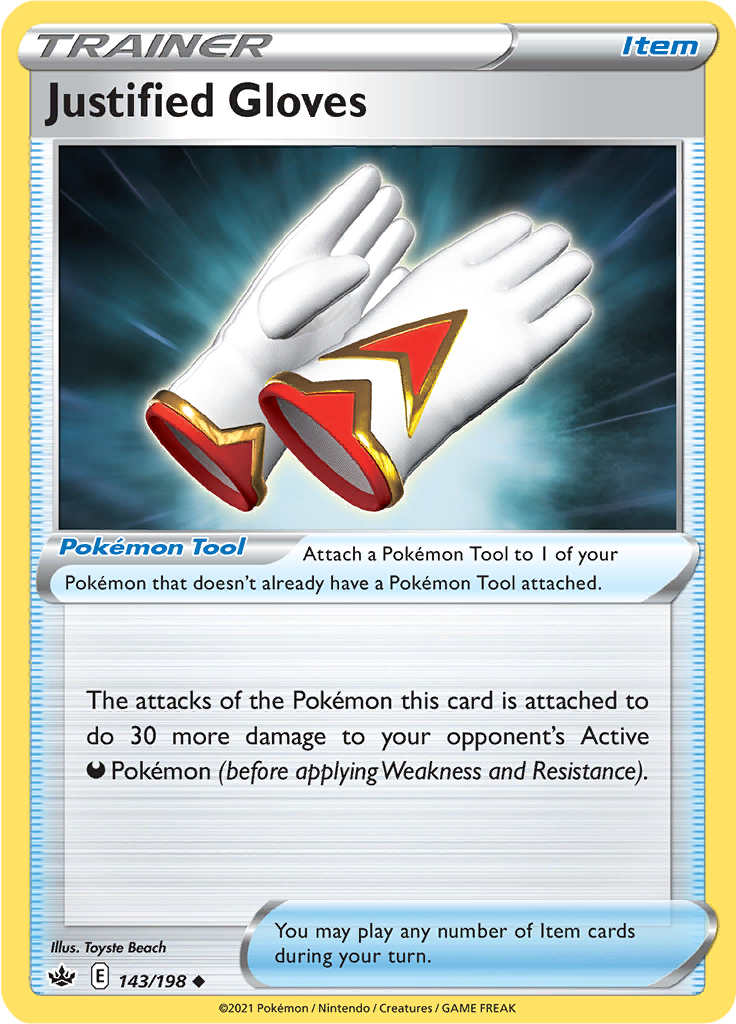 Justified Gloves (Reverse Holo)