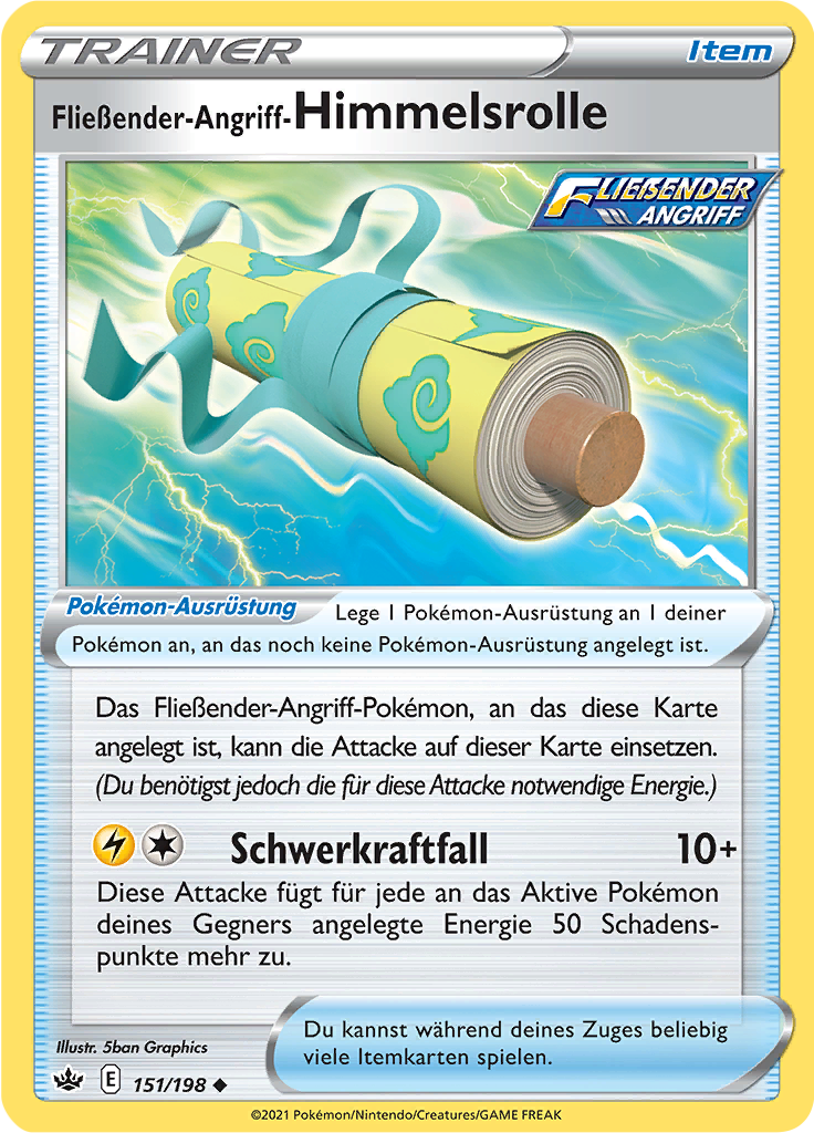Fließender-Angriff-Himmelsrolle (Reverse Holo)