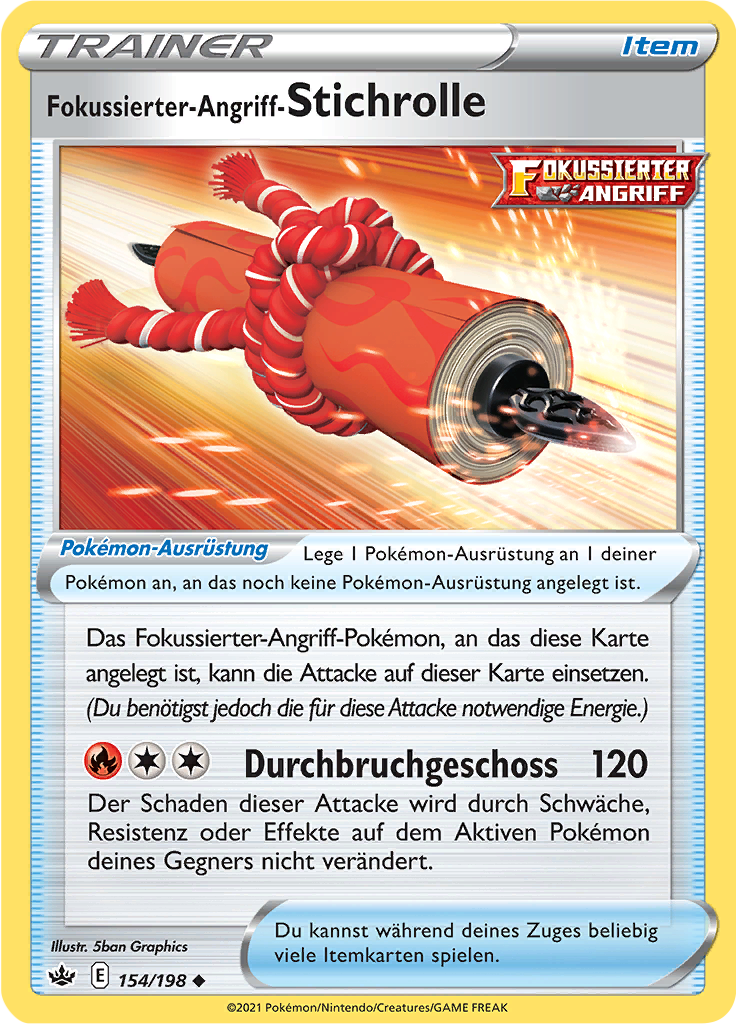 Fokussierter-Angriff-Stichrolle (Reverse Holo)