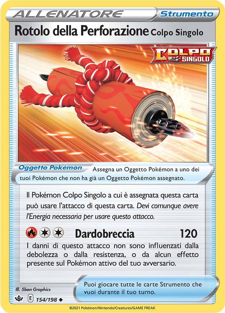 Rotolo della Perforazione Colpo Singolo (Reverse Holo)