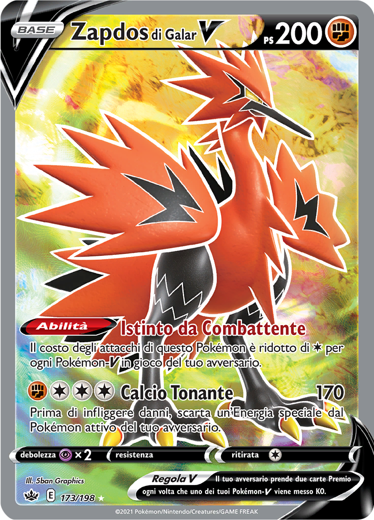 Zapdos di Galar V