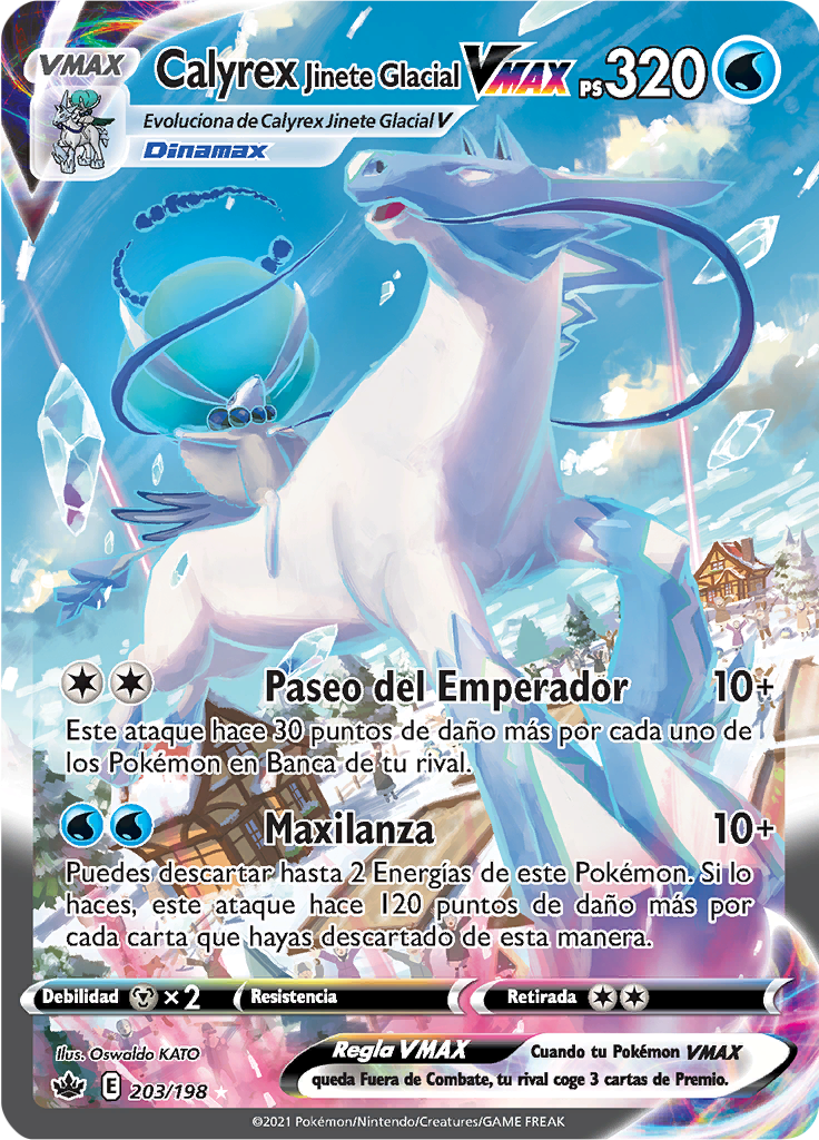 Calyrex Jinete Glacial VMAX