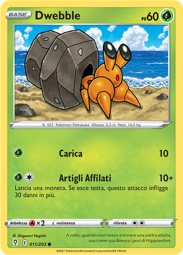 Dwebble (Reverse Holo)