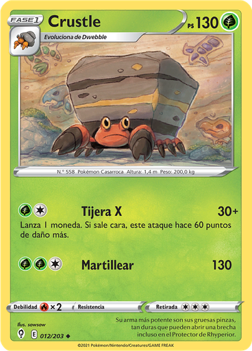 Crustle (Reverse Holo)