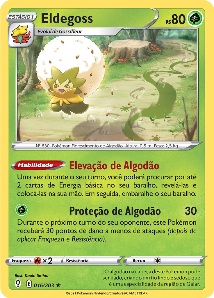 Eldegoss (Reverse Holo)