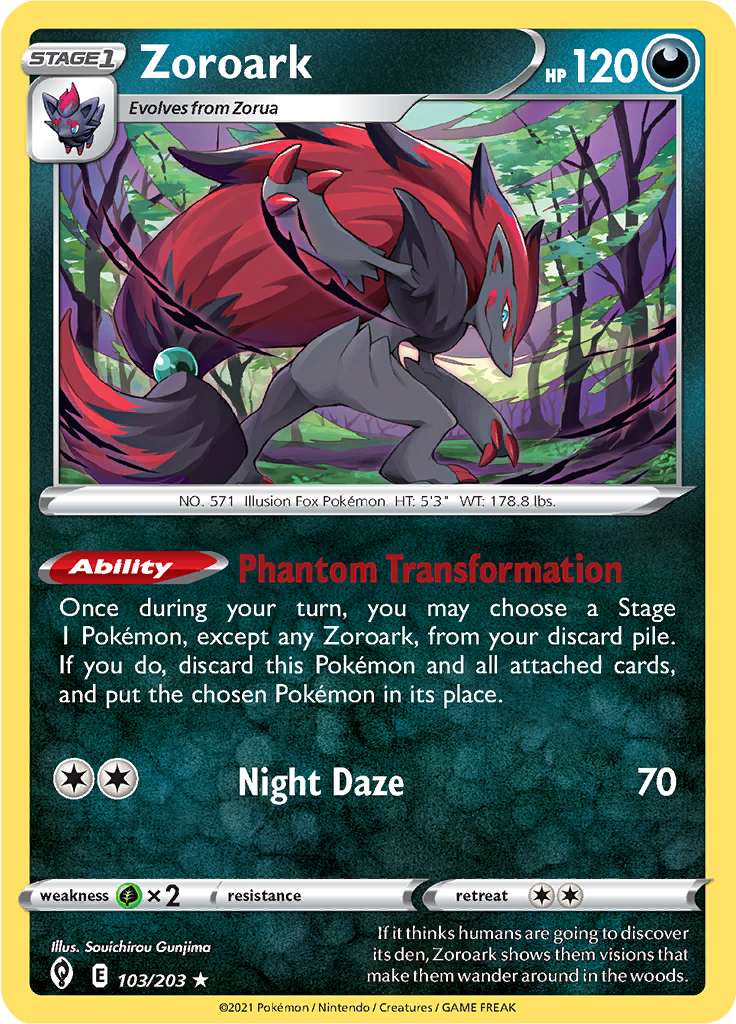 Zoroark (Reverse Holo)