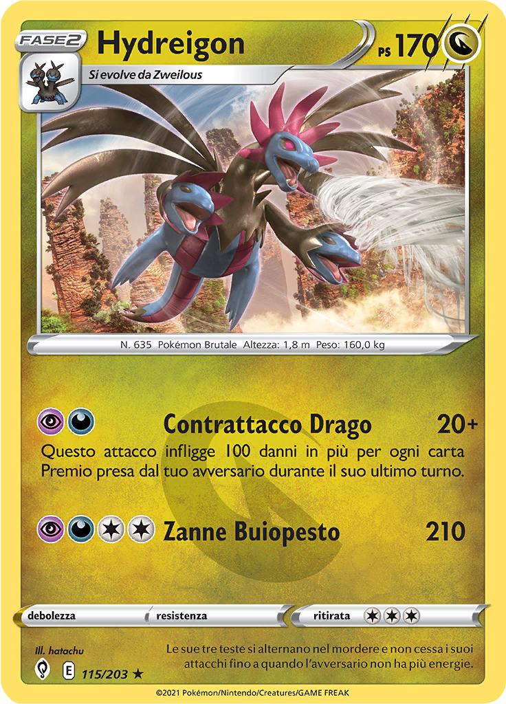Hydreigon (Reverse Holo)