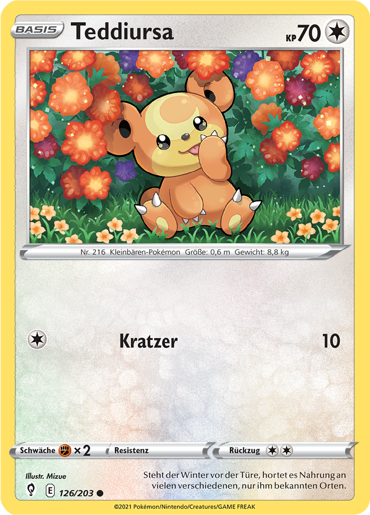 Teddiursa (Reverse Holo)