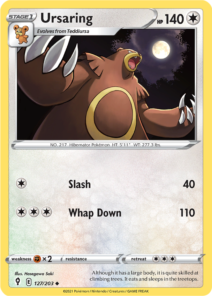 Ursaring (Reverse Holo)