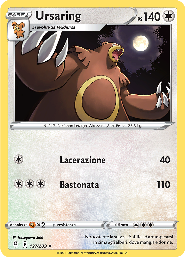 Ursaring (Reverse Holo)