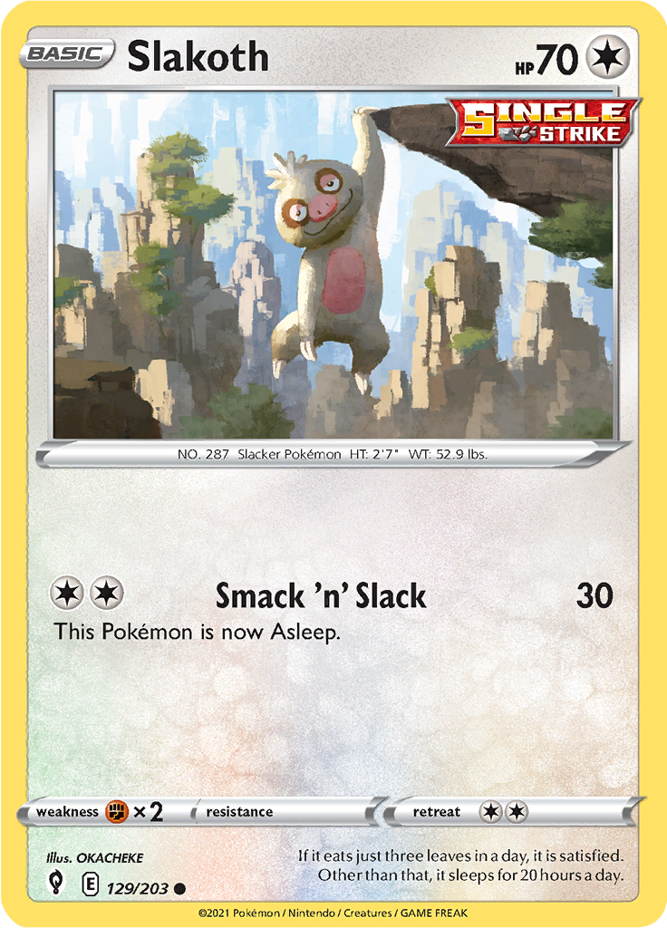 Slakoth (Reverse Holo)