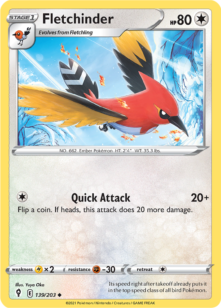 Fletchinder (Reverse Holo)