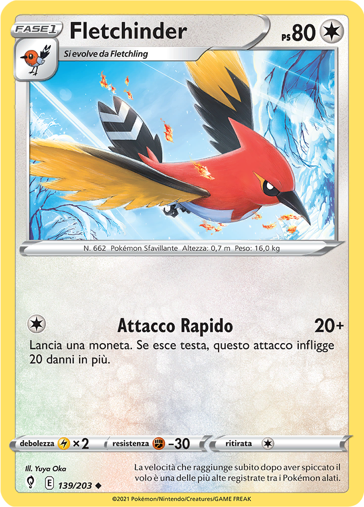 Fletchinder (Reverse Holo)