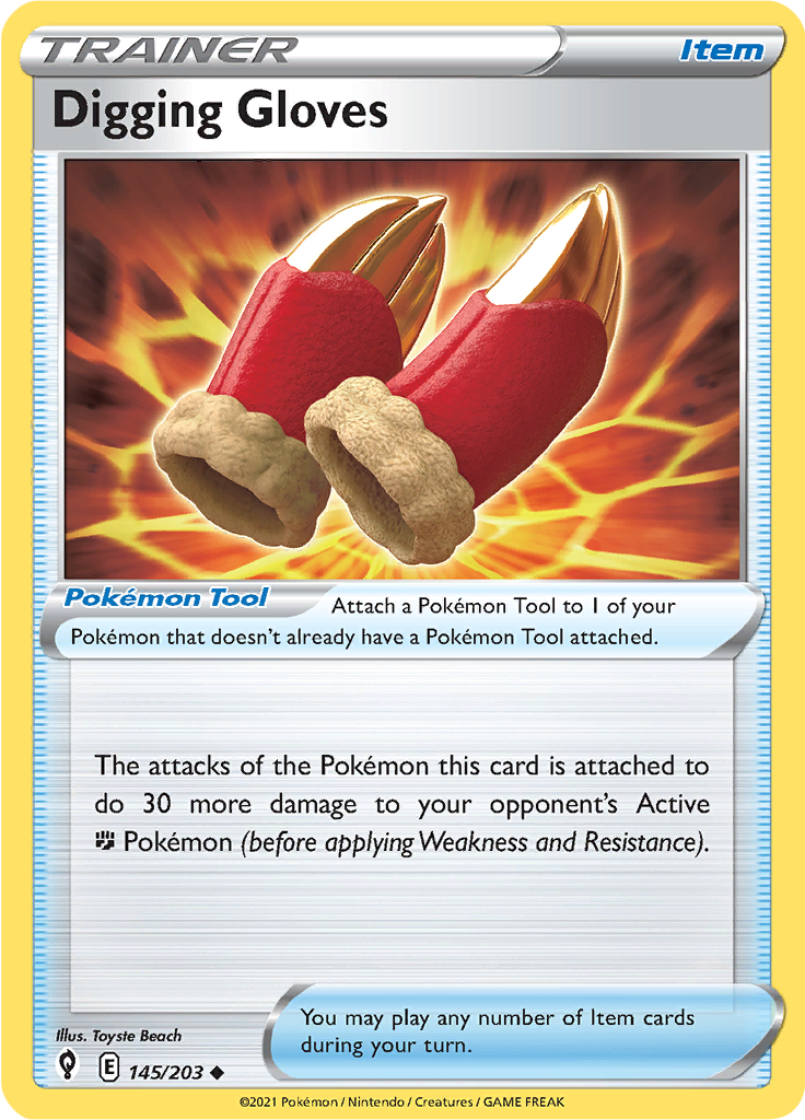 Digging Gloves (Reverse Holo)