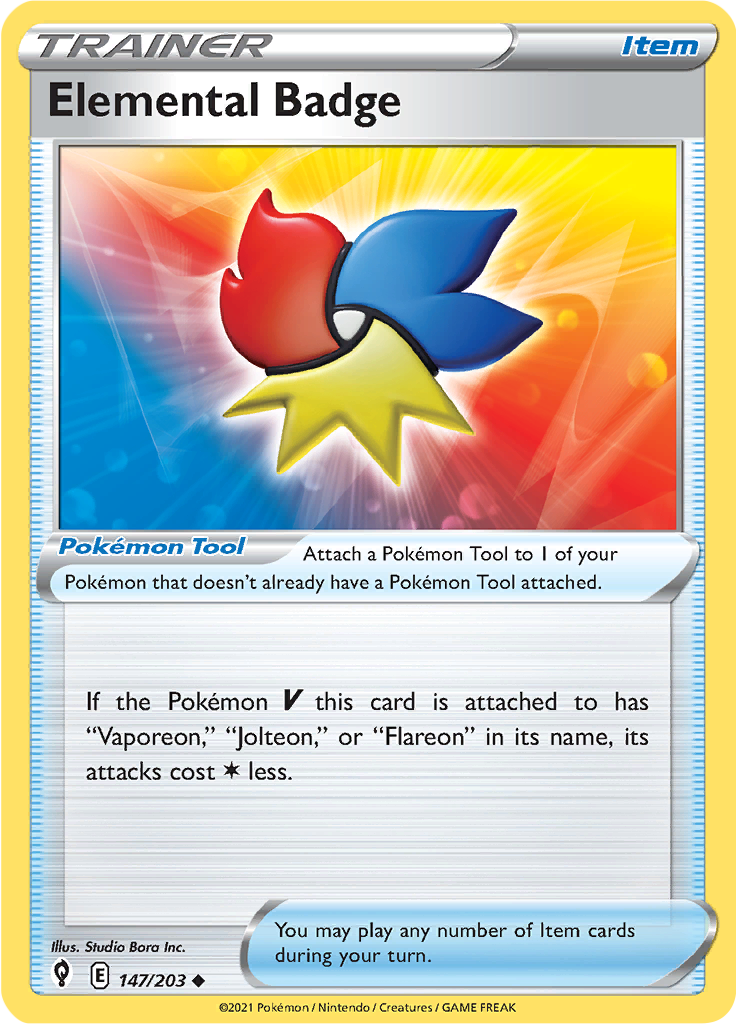 Elemental Badge (Reverse Holo)