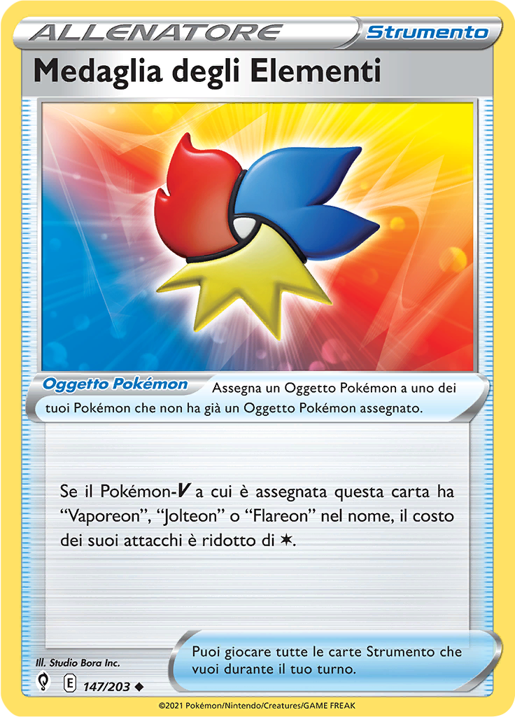 Medaglia degli Elementi (Reverse Holo)