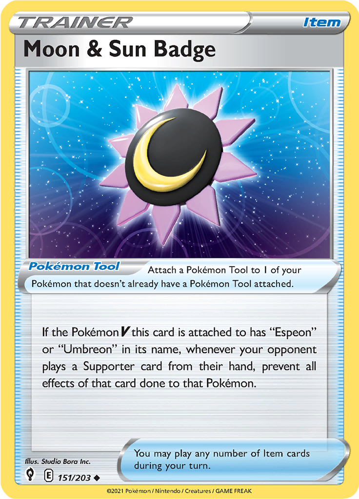 Moon & Sun Badge (Reverse Holo)