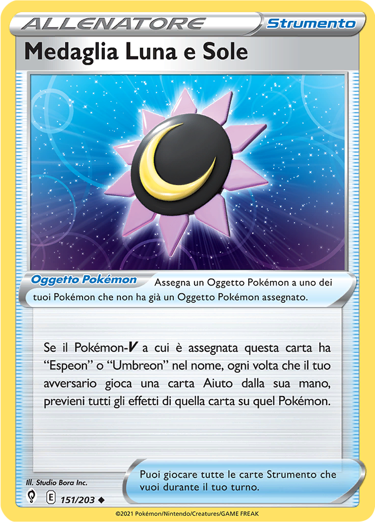 Medaglia Luna e Sole (Reverse Holo)