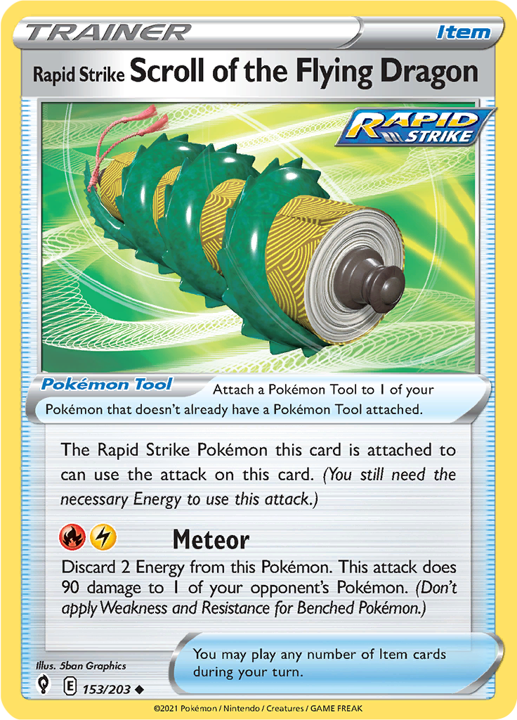Rapid Strike Scroll of the Flying Dragon (Reverse Holo)