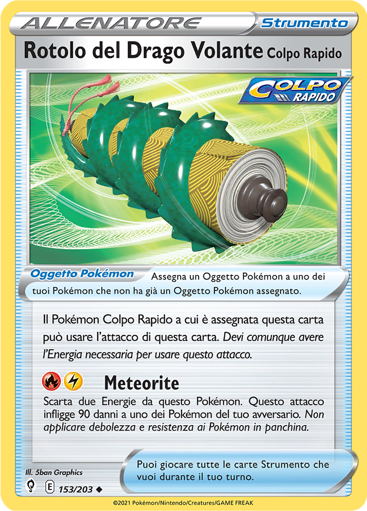 Rotolo del Drago Volante Colpo Rapido (Reverse Holo)
