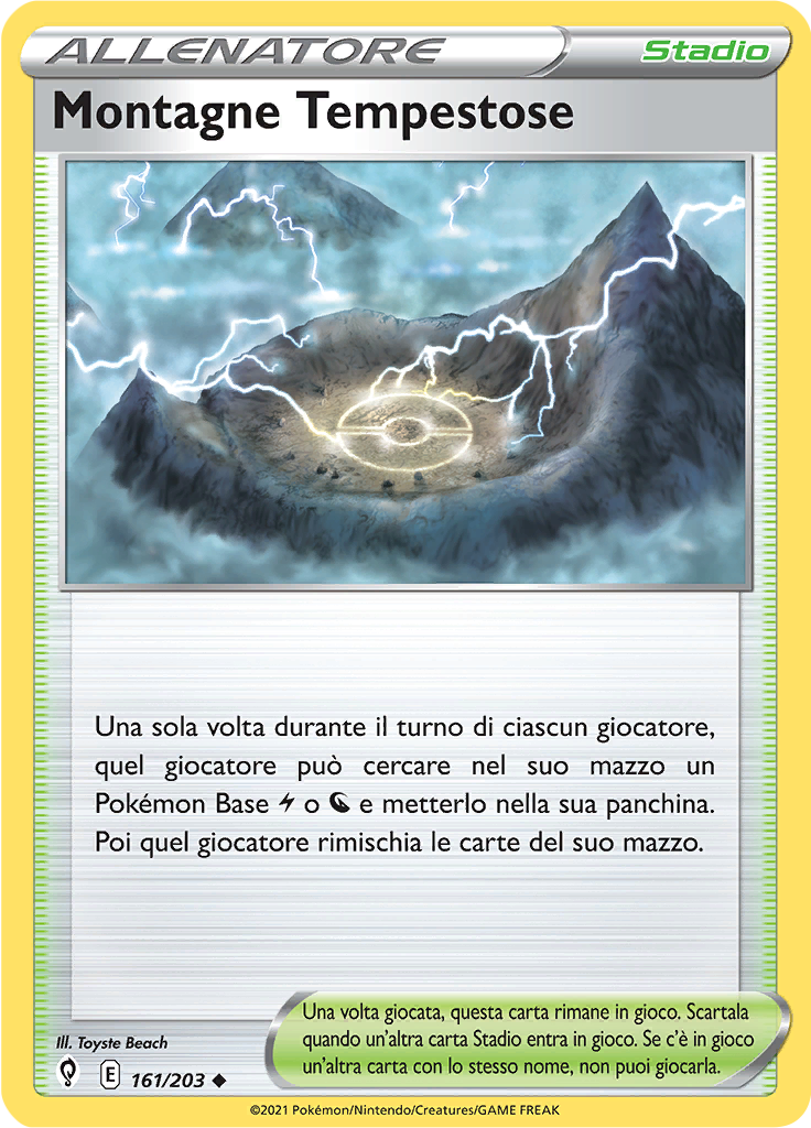 Montagne Tempestose (Reverse Holo)