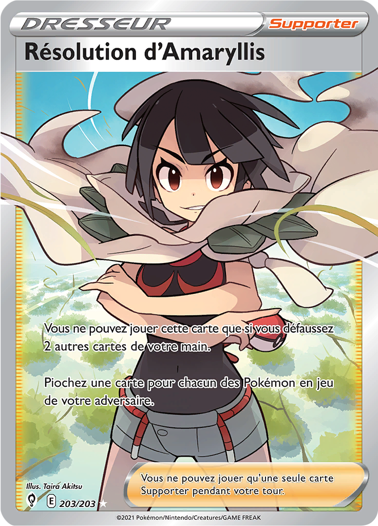 Résolution d'Amaryllis