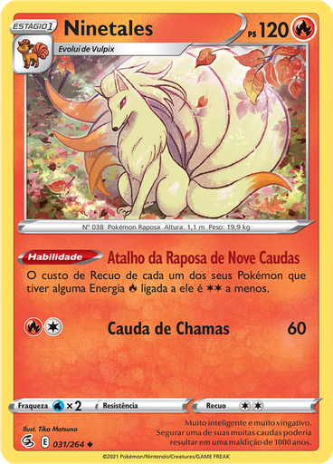 Ninetales (Reverse Holo)