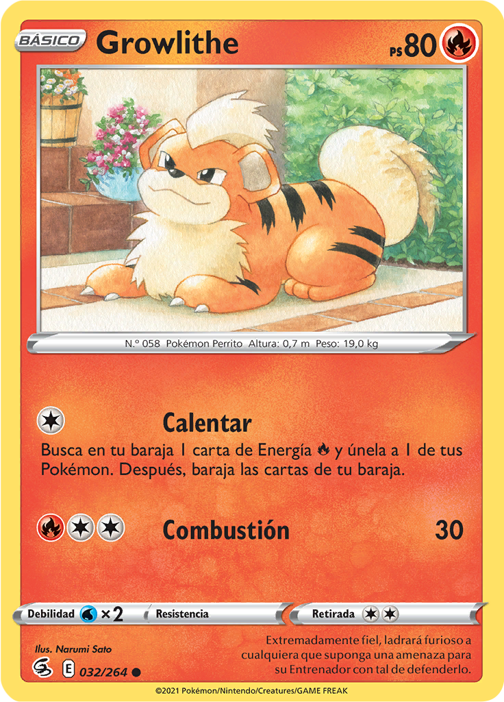 Growlithe (Reverse Holo)