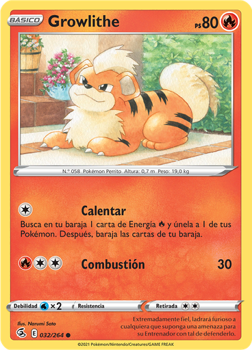 Growlithe (Reverse Holo)