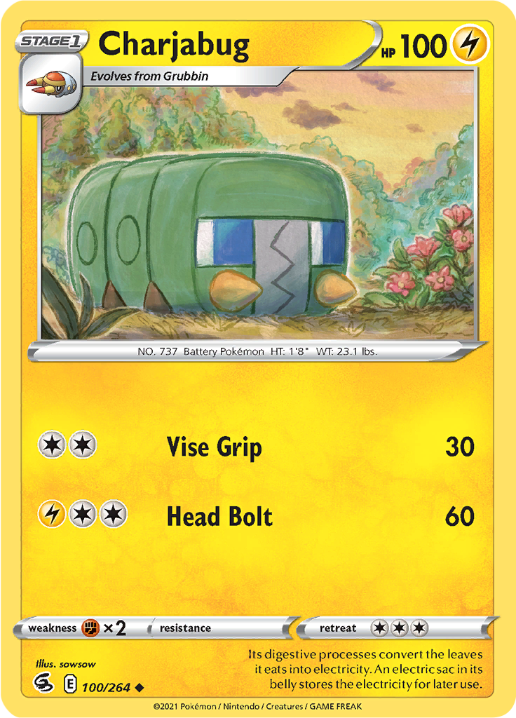 Charjabug (Reverse Holo)